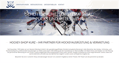 Desktop Screenshot of hockey-shop.ch