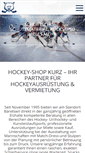 Mobile Screenshot of hockey-shop.ch
